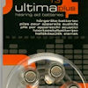 Ultima Plus Zinc Air  U13AE (Orange Tab) 300mAh hearing aid batteries.