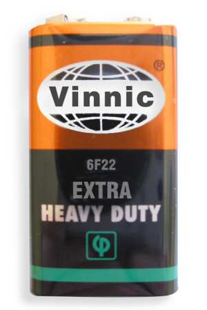 Single Battery
Equivalent to 9 AV / 9V / PP3