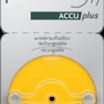 Power One Accu Plus 10 Rechargeable Hearing Aid Batteries