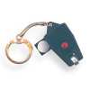 The keyring hearing aid battery tester is ideal for testing all five sizes of hearing aid batteries