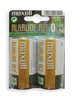 2 Batteries in pack
Equivalent to R20 / D / XL
